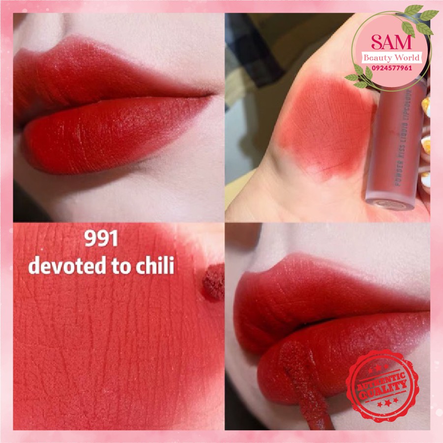 Son kem Mac chính hãng Power kiss liquid 998, 991, 989, 992 full box có bill date tới 2023