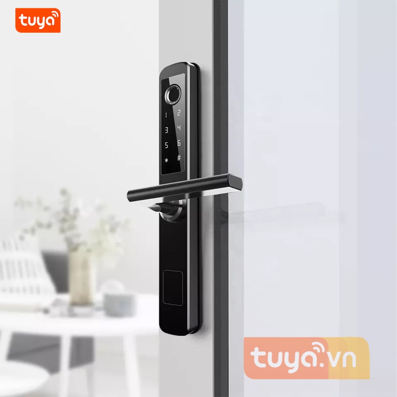 Khóa Cửa Cổng 2 Mặt Đọc Vân Tay Chống Nước Wifi Tuya SHP-DLS9E