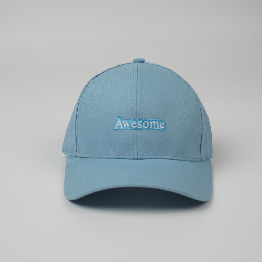 Mũ Lưỡi Trai Nón Kết Nhung Cao Cấp Thêu Chữ Awesome 421 Phong Cách Ulzzang Form Unisex Nam Nữ - Hazo
