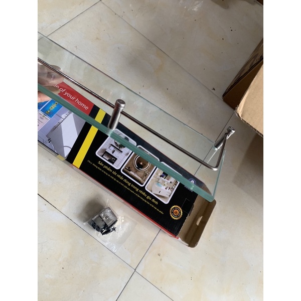 Kệ gương nhà tắm, kệ kính cao cấp không trầy xước.