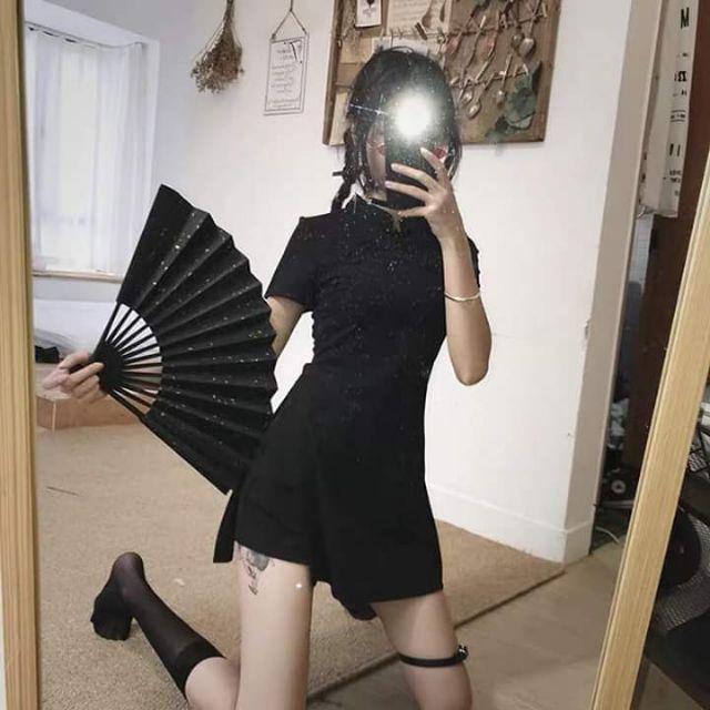 Hàng order❤Sườn xám cách tân