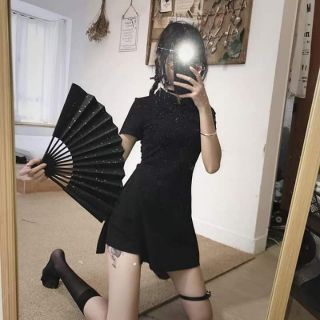 Hàng order❤Sườn xám cách tân