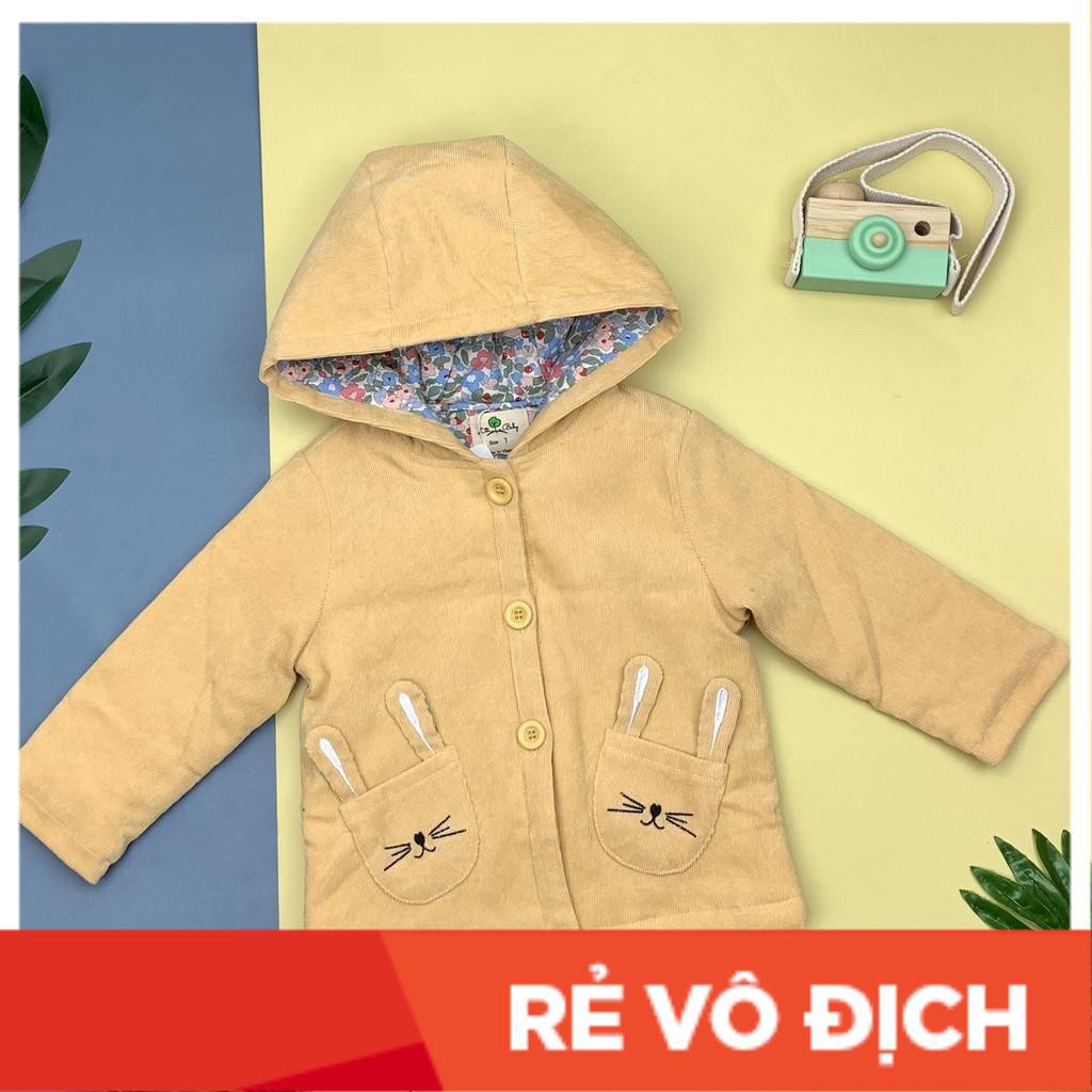 Áo khoác nhung trần bông lót thô hoa bé gái size 1-5T, cho bạn từ 10-18kg. Chất nhung siêu thích, đanh tay, thêu đẹp