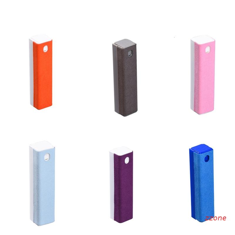 Bình xịt và khăn vải microfiber vệ sinh bụi bẩn/ lau dấu vân tay màn hình máy tính/ điện thoại 15ml