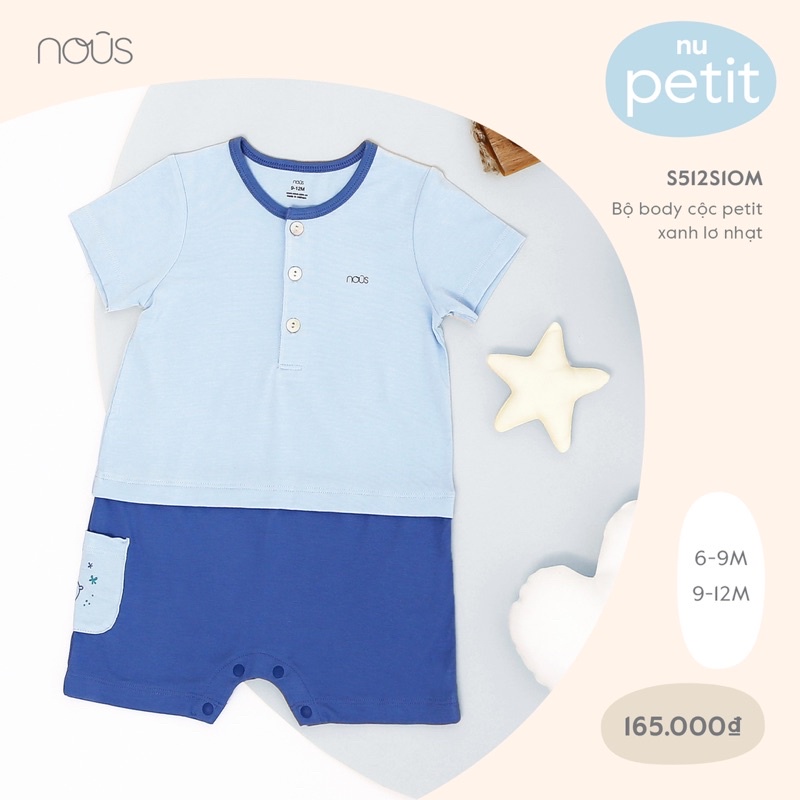 BODY CỘC HÈ NOUS BÉ TRAI 3-12M