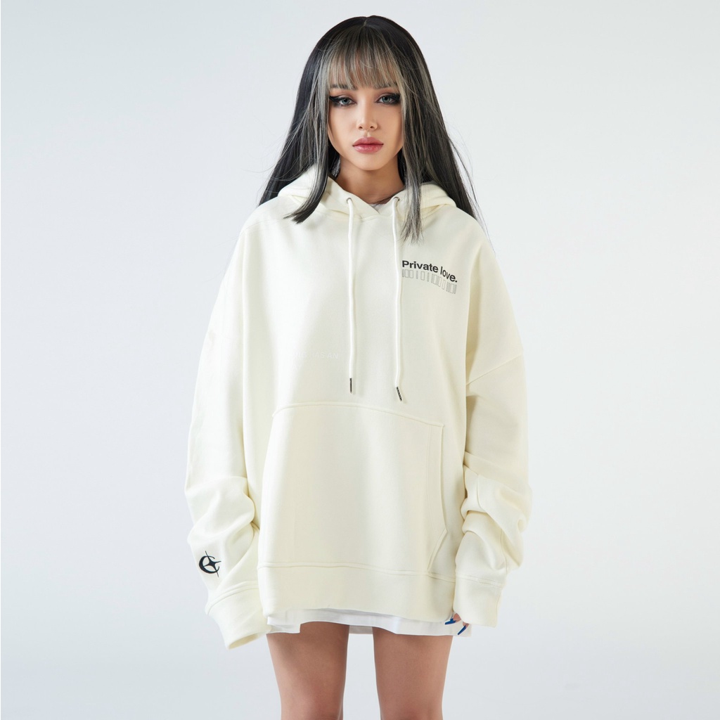 Áo khoác Hoodie in chữ Private Love Fusionism - Nhiều Màu - Unisex - Form Oversize