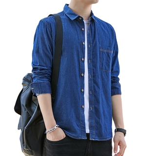 Áo Sơ Mi Denim Thời Trang Dành Cho Nam