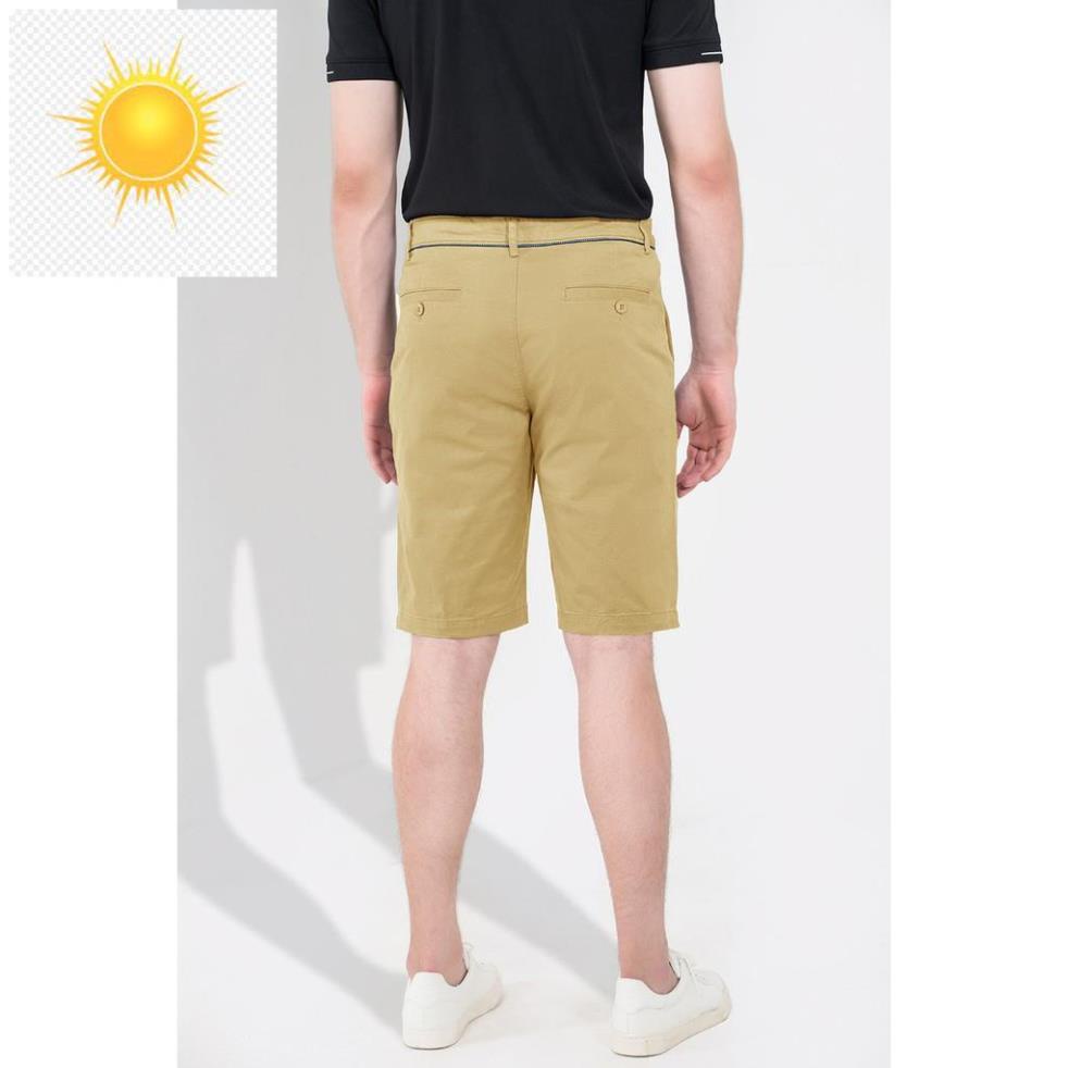 ️🎽 Quần đùi nam Biluxury short ngố kaki mềm kiểu dáng trẻ trung năng động màu vàng 5QNKB003VAG ️🎽