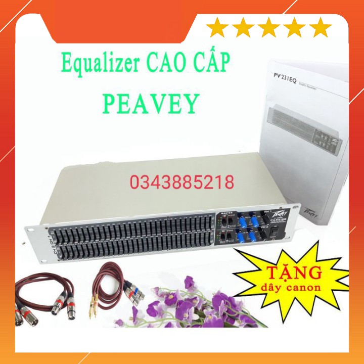 LỌC XÌ PEAVEY 231EQ tặng 1 đôi dây canon