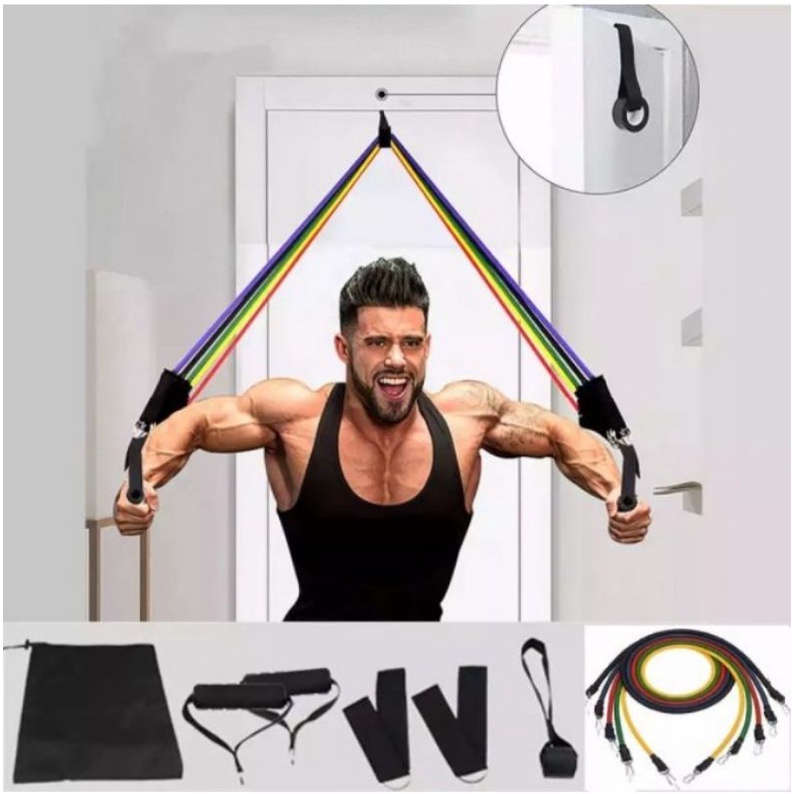 Bộ 5 Dây Ngũ Sắc Tập Full Body - Dụng Cụ Tập Gym tai WHEYSINHVIEN.COM