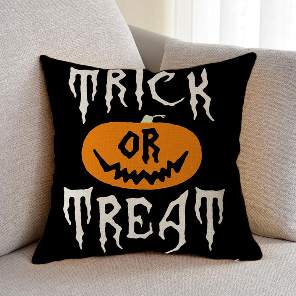 Vỏ Áo Gối Sofa Trang Trí Hình Chủ Đề Halloween 45x45cm