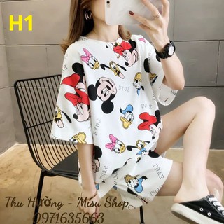 Set Đồ Bộ Thun Quảng Châu Siêu Cute