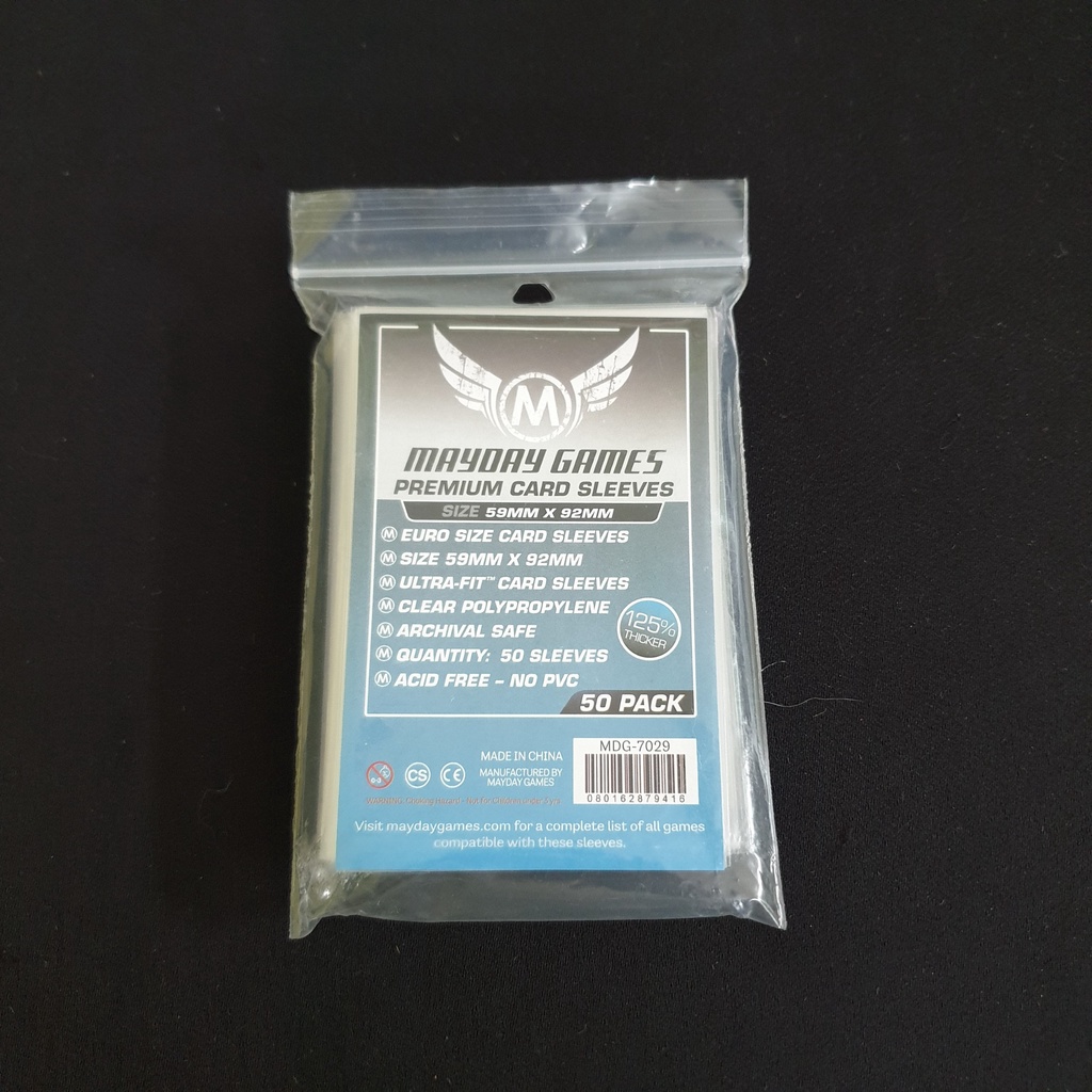 59 x 92 - Euro Bọc bài Sleeve Mayday cao cấp - Sleeve Mayday Premium