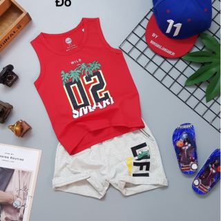 Bộ thun sát nách lydobb bé trai