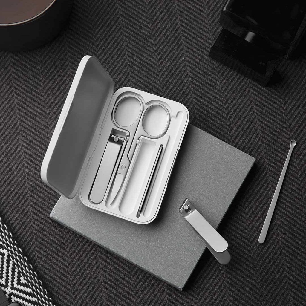 Xiaomi mijia Bộ 5 Dụng Cụ Chăm Sóc Móng Tay Chuyên Nghiệp Bằng Thép Không Gỉ