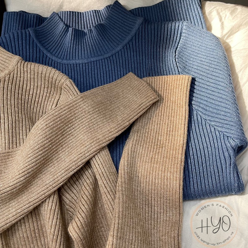 Áo Len Nữ cổ cao 3 phân len lông cừu dày giữ nhiệt Quảng Châu ATD-1 | BigBuy360 - bigbuy360.vn