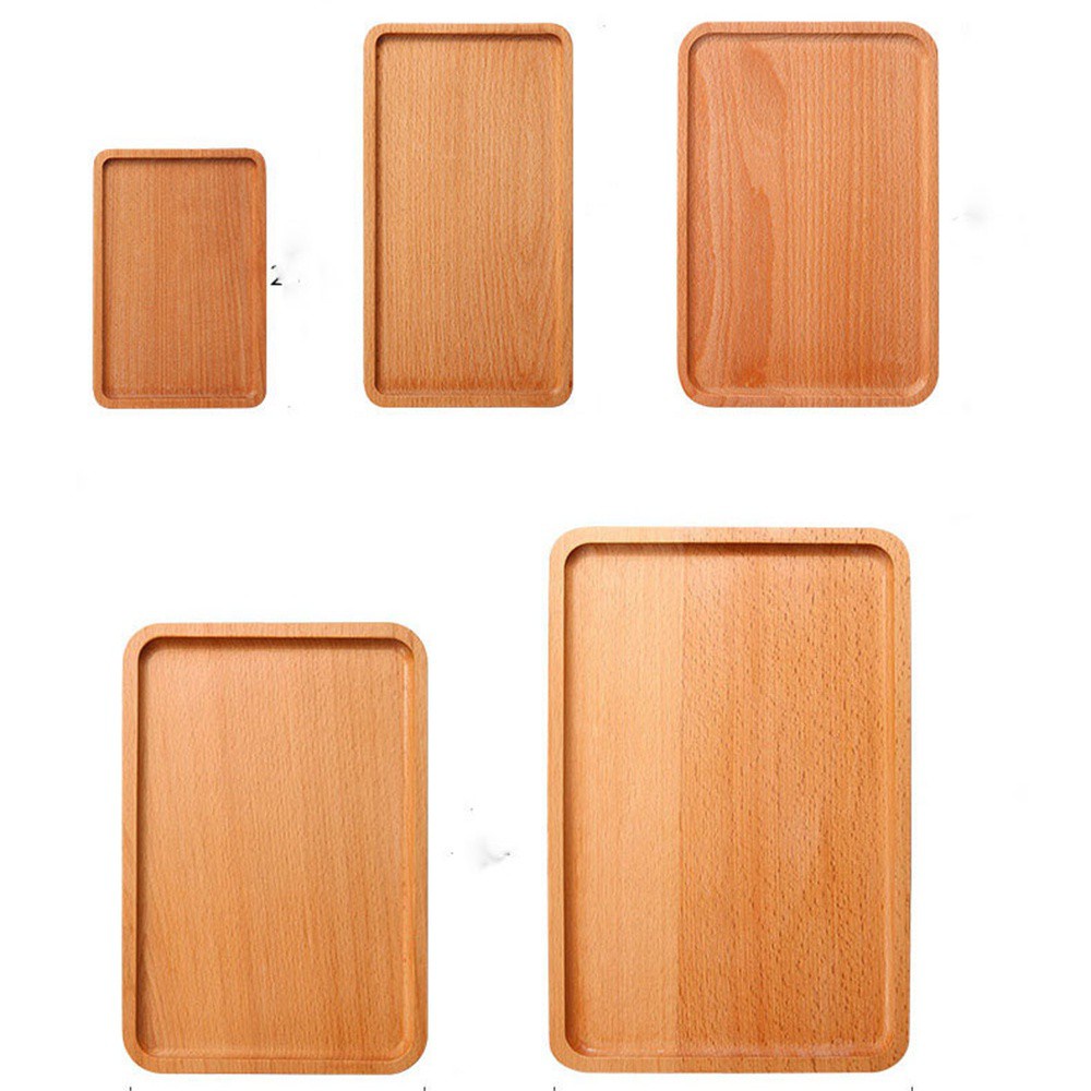 CONOPERYKhay phục vụ  bằng gỗ tre hình chữ nhật đựng trà/ trái cây
