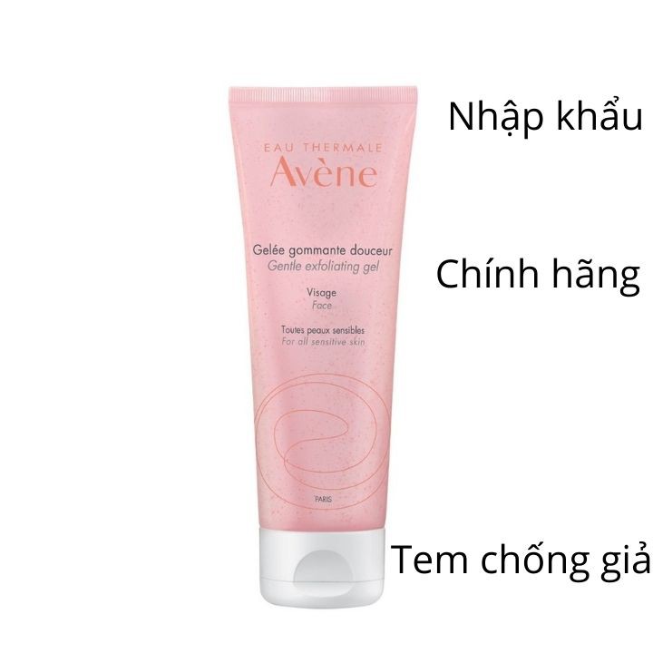 Tẩy tế bào chết body Avene gentle exfoliating cho da nhạy cảm 75ml freeship HCM