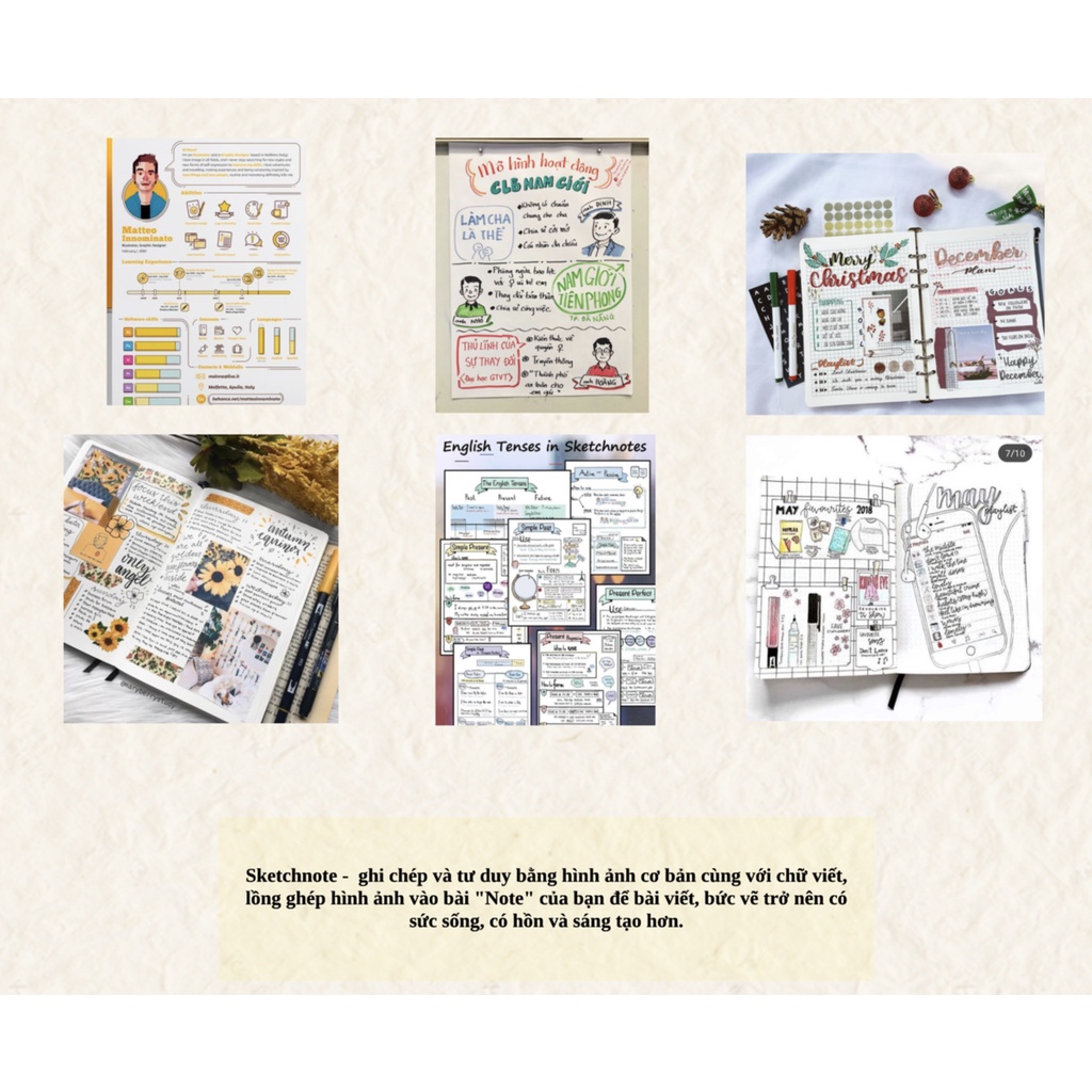 Khoá học Ghi chép hình ảnh sáng tạo -