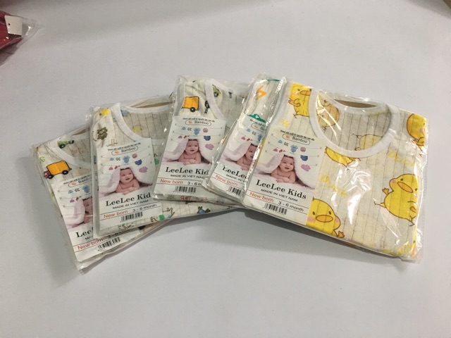 Com bo 5 bộ cottong giấy NuBy’s sát nách trẻ em