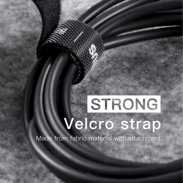 Băng Gai Velcro - Taky, Cuộn Băng Buộc Dây Sạc, Tai Nghe, Dây Điện, Gọn Gàng, Tái Sử Dụng, Đơn Giản, 5677