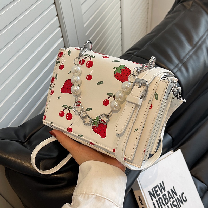 Túi Đeo Chéo Dáng Vuông Nhỏ In Họa Tiết Thời Trang Cao Cấp Cho Nữ