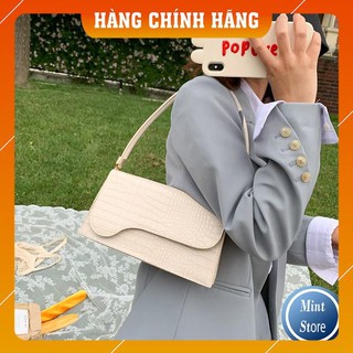 TÚI KẸP NÁCH NỮ KÈM DÂY ĐEO CHÉO DÁNG YÊN NGỰA HOT TREND HH 136