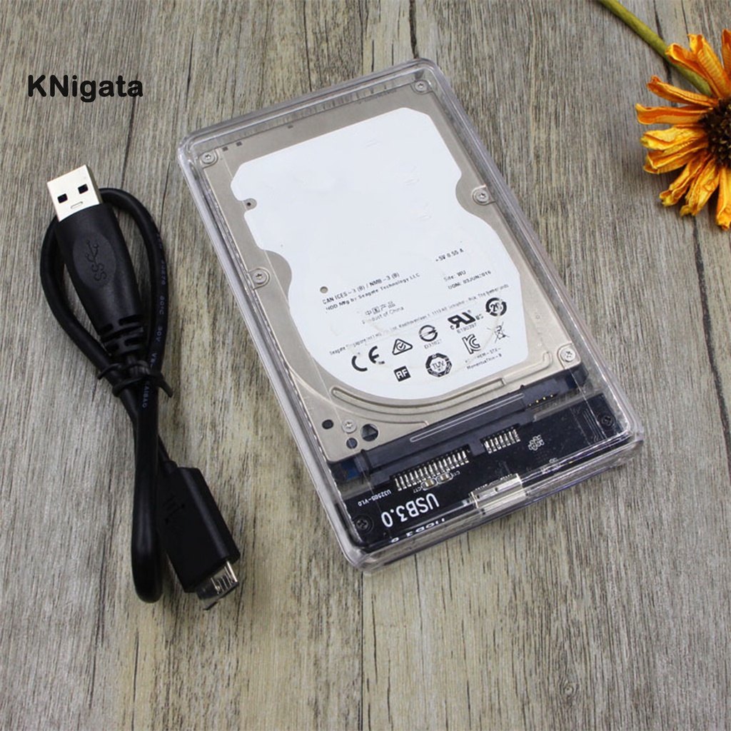 Hộp Đựng Ổ Cứng Trong Suốt 2.5 Inch Usb3.0 Sata Sang Micro B Hdd / Ssd Cho Laptop / Pc | BigBuy360 - bigbuy360.vn