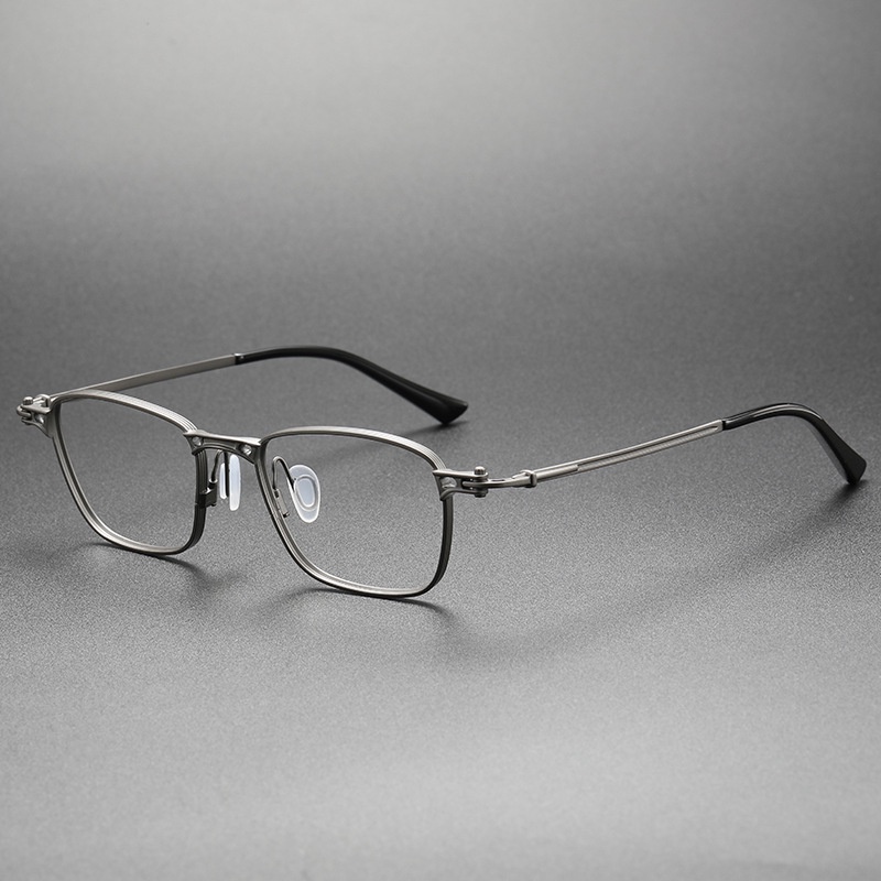 Ta.vat Mắt Kính Gọng Titan Nguyên Chất Hình Chữ Nhật Phong Cách Retro Cho Nam RLT5890