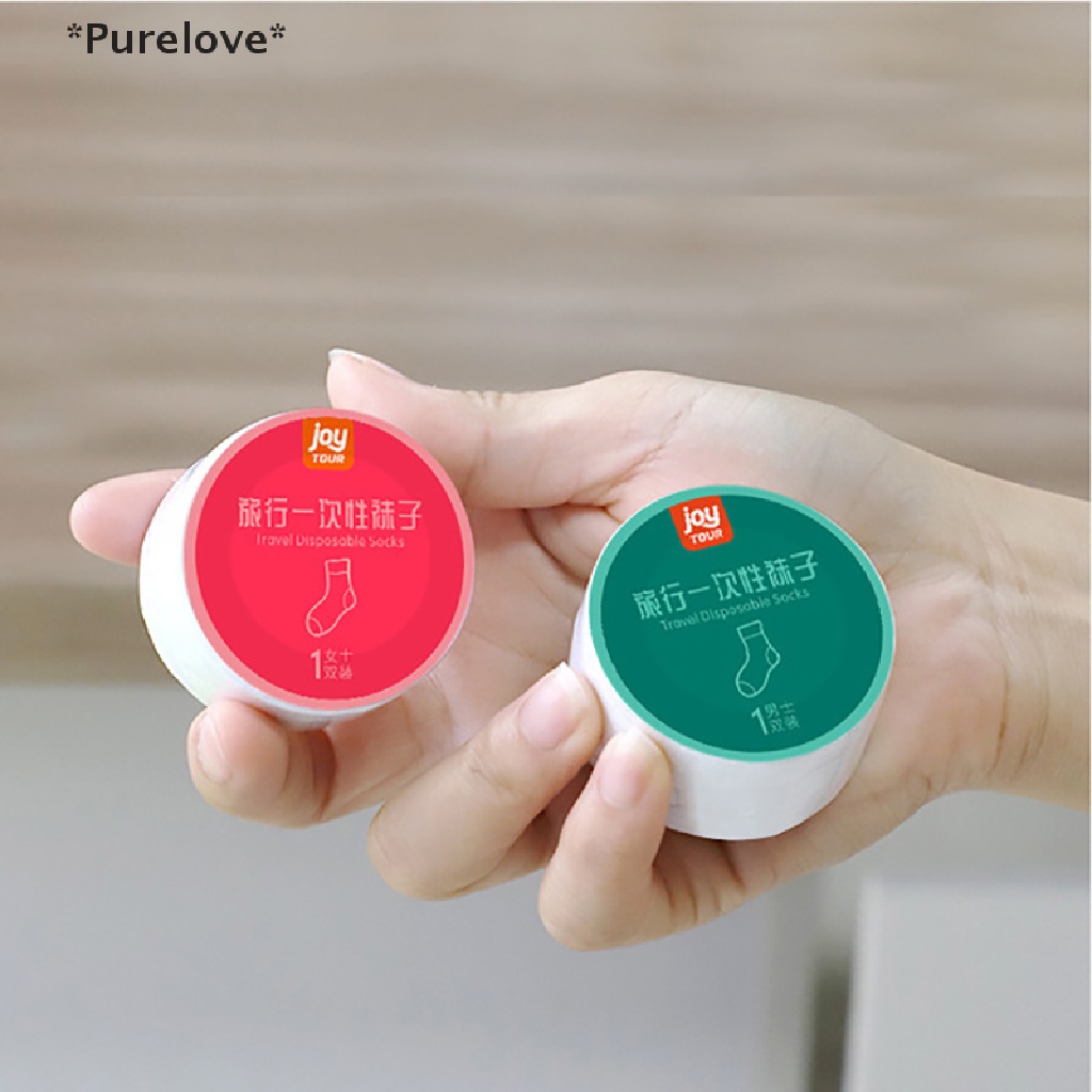 Set 5 Đôi Tất Dạng Nén Thoáng Khí Sử Dụng Một Lần Tiện Lợi Khi Đi Du Lịch