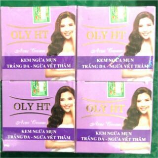 KEM NGỪA MỤN - TRẮNG DA - NGỪA VẾT THÂM OLY HT 12G (đủ giấy)