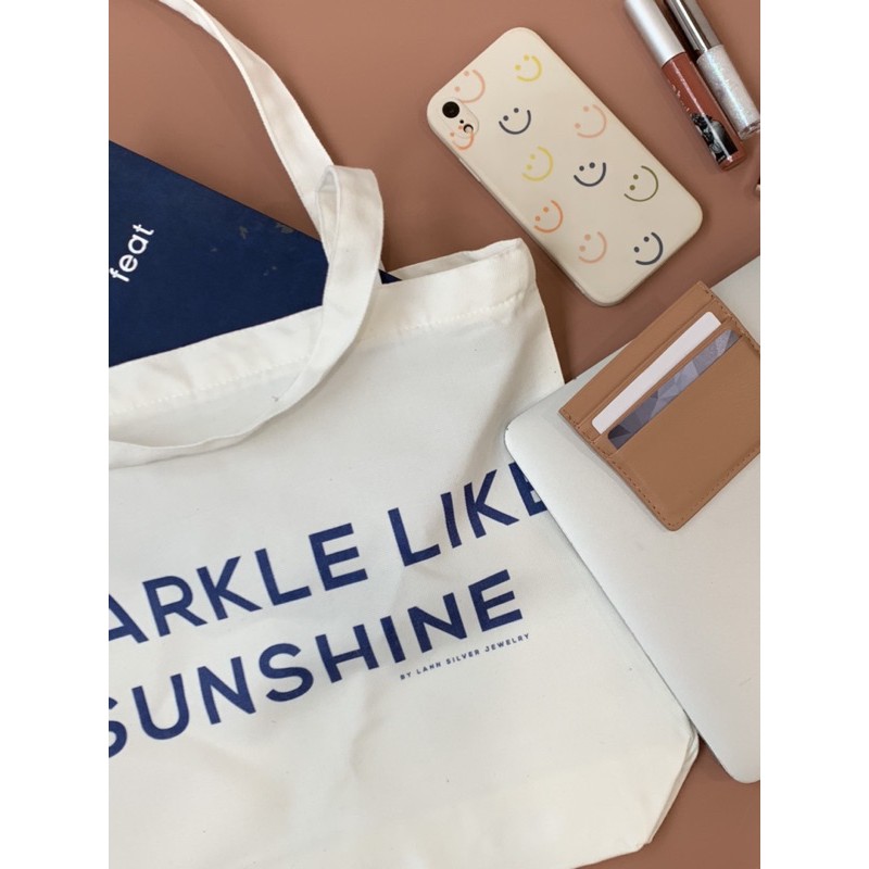 TÚI VẢI SPARKLE LIKE SUNSHINE LANN