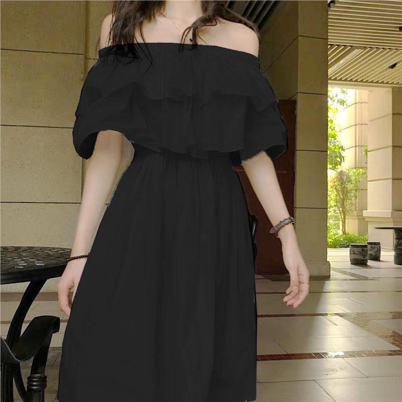 Đầm Trễ Vai Phong Cánh Ulzzang
