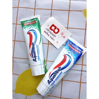 Kem Đánh Răng Aquafresh hương Trà Xanh hoặc hương Bạc Hà 160g Nhật Bản