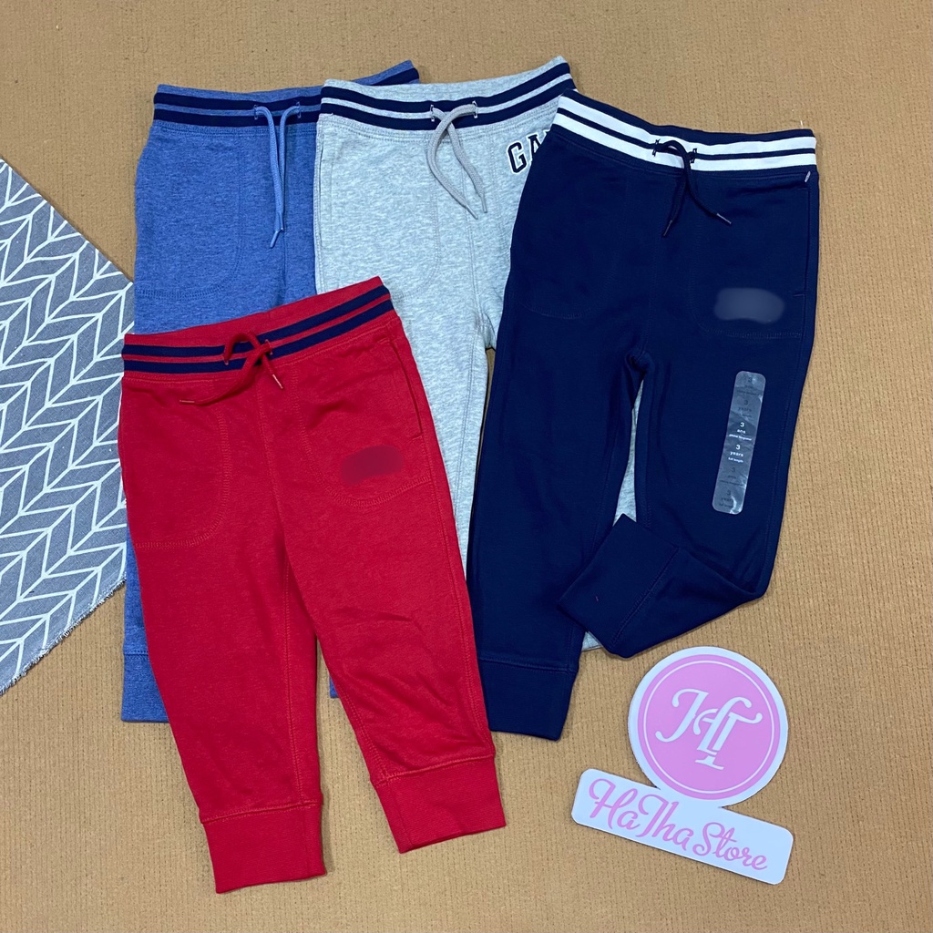 Jogger/ (10-19kg) Quần dài thun bo ống cho bé trai