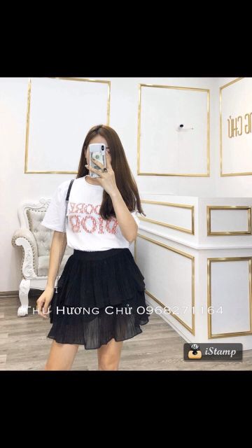 Chân váy xòe hai tầng xinh xắn | BigBuy360 - bigbuy360.vn
