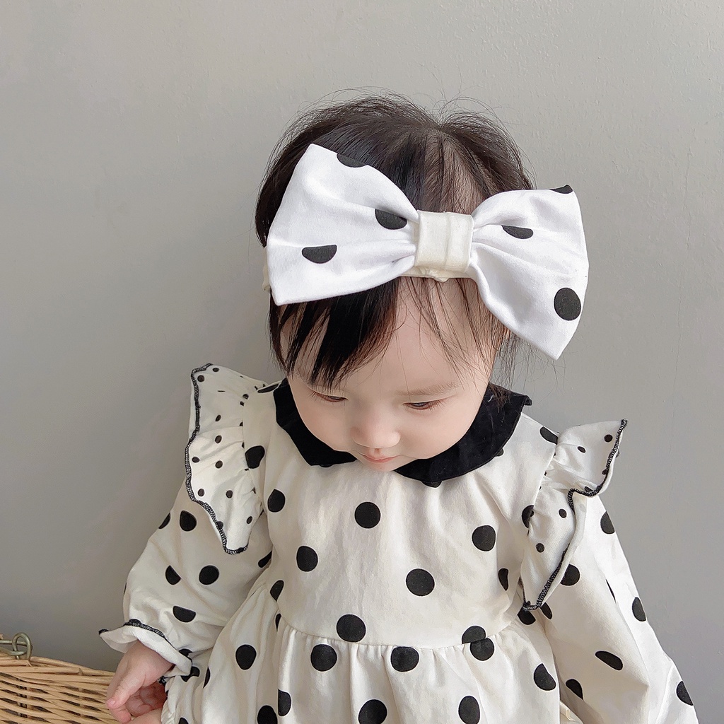 Váy Bodychip Châm Bi Kèm Nơ Cho Bé Gái