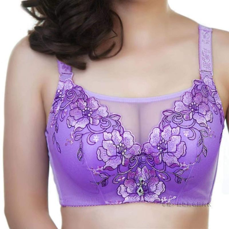 Áo lót ren 2059 big size bản to che mỡ thừa