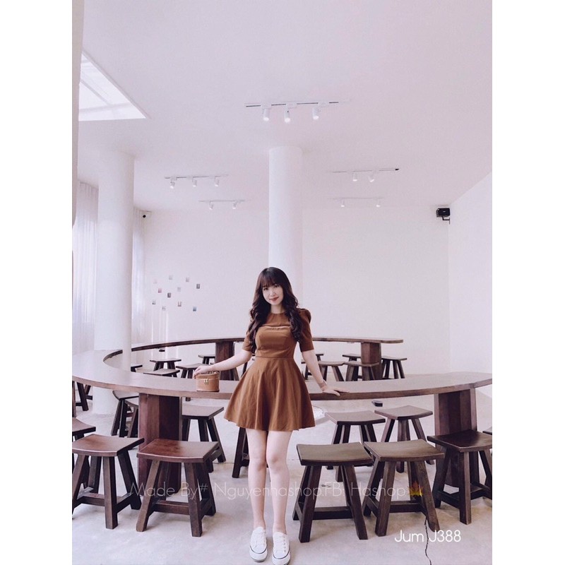 Đầm xoè khoét ngực #bigsize 60=>90kg | BigBuy360 - bigbuy360.vn