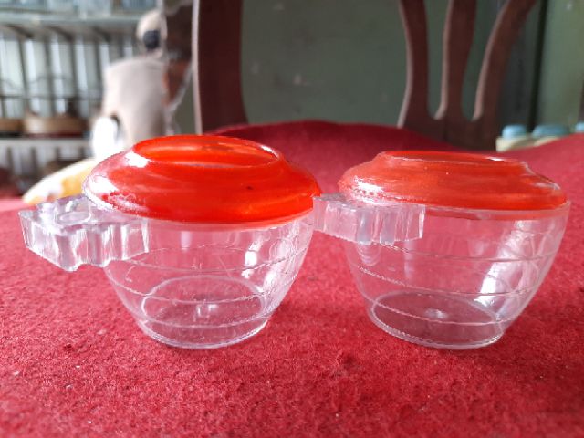 Combo 5 cặp Cóng đựng thức ăn, nước uống cho chim cảnh