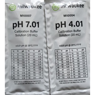 Dung dịch hiệu chuẩn pH (gói 20ml) ( chính hãng MILWAUKEE - Rumani)
