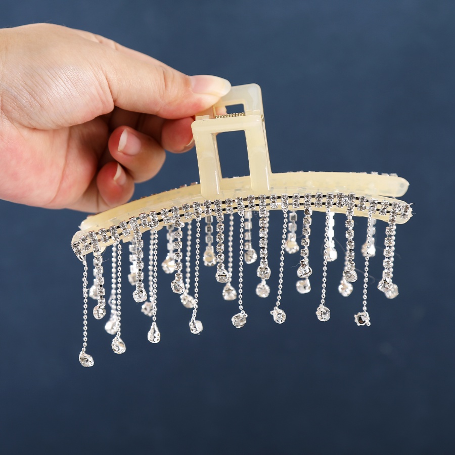 Kẹp Tóc Đính Đá Lấp Lánh Thời Trang Cho Nữ