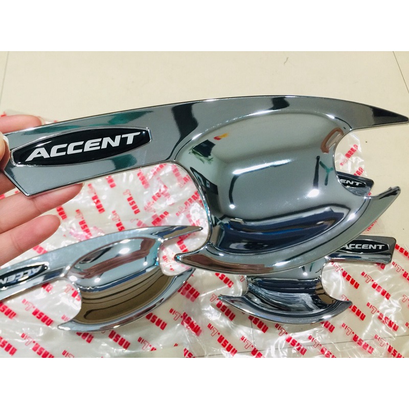 Ốp Hõm Cửa Hyundai Accent 2018-2021 - Hàng Nasalin Cao Cấp