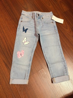 Quần jean mềm bé gái H&M
