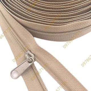 dây khoá mét cước răng 5