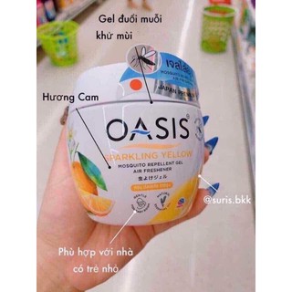 SÁP THƠM KHỬ MÙI VÀ ĐỦI MUỖI OASIS THAI LAN (giao mùi ngẩu nhiên)