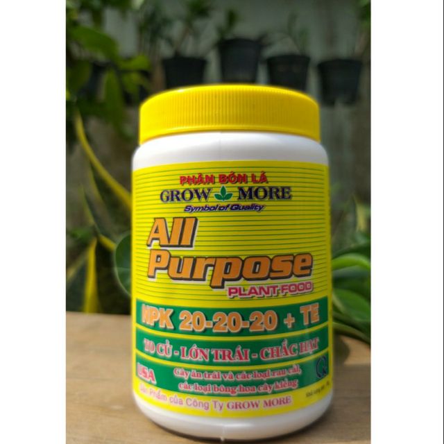 Phân bón lá Growmore 20-20-20