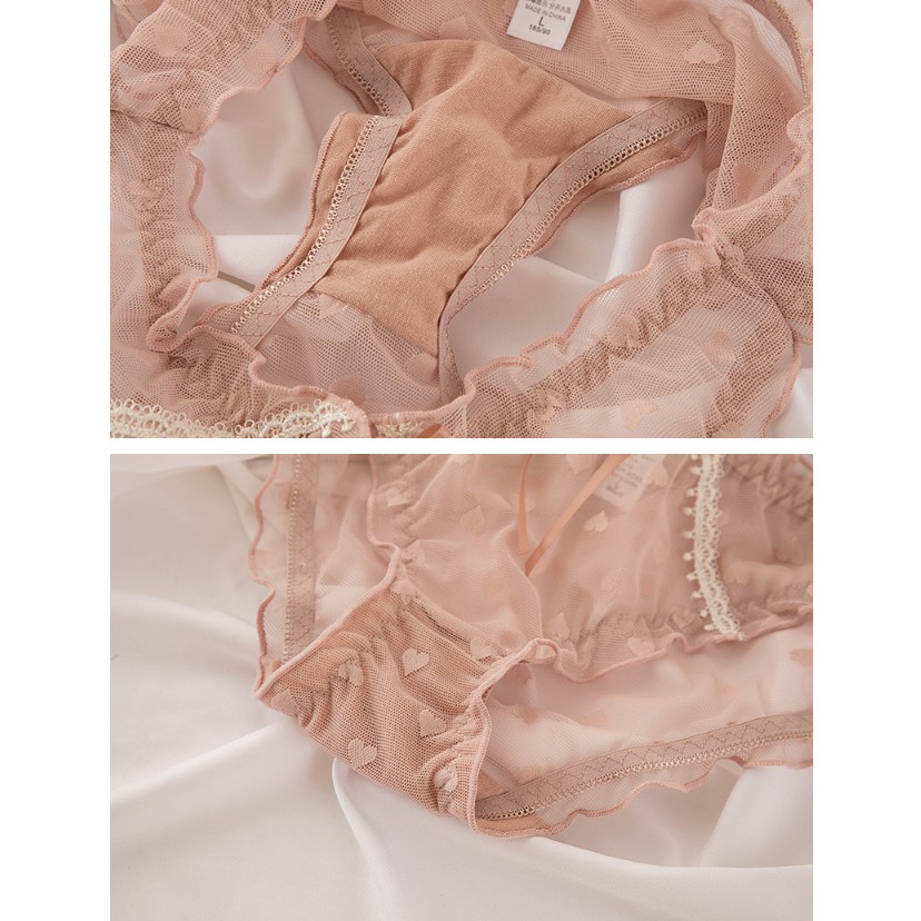 Quần chíp nữ ren gợi cảm sexy kháng khuẩn thông hơi phong cách YUMI JAPAN QL21