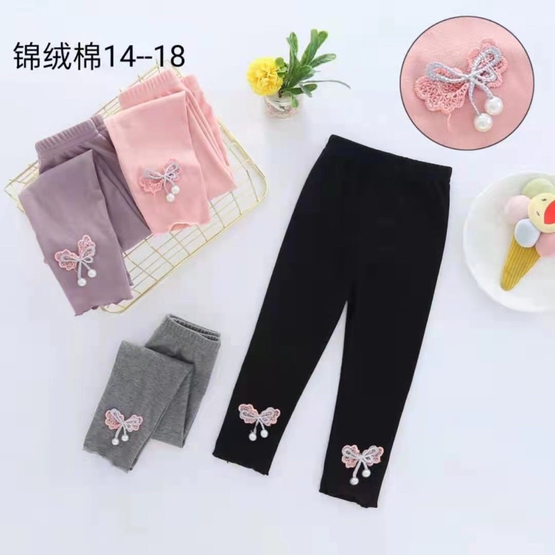 QUẦN LEGGING HÀNG QC SIZE NHÍ CHO BÉ