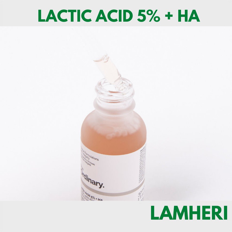 The Ordinary Lactic Acid 5% + HA - Serum Làm Sáng  Đều Màu Da